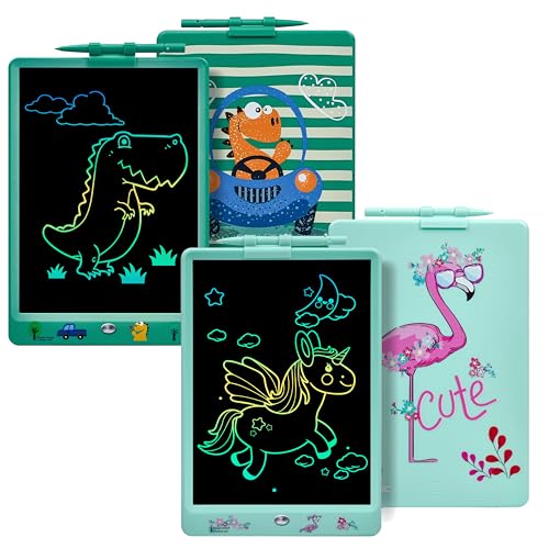 Quadro Magnético DYSONIC Pack 2 Pizarras Dinossauro e Flamenco Dynasonic - Tabletes gráficos - pizarras magnéticas, motivos infantis, não-toxicidade, lavável