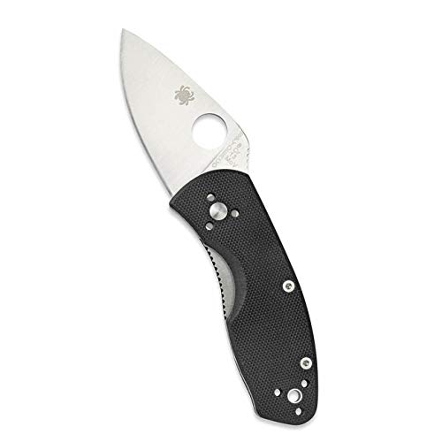 Faca de Selvagem SPYDERCO Ambitious EDC (2.5 cm) Spyderco - Facas de caça e sobrevivência - lâmina 5.7 cm, inox 8Cr13MoV, G10, ergonômico