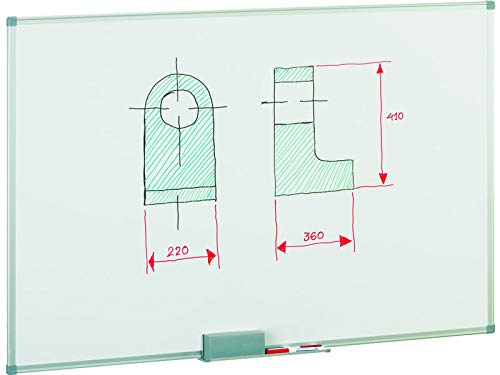 Quadro Magnético Faibo Branco (60 x 45 cm) Faibo - Quadros brancos de apagar a seco - quadro magnético, faibo, branco, 60x45cm