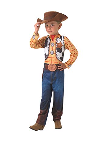 Fato de Menino CLARABRITTO Classic Woody + Chapéu Toy Story (Tam: 5 a 6 anos) Disney - Brincadeira de faz de conta - fato de menino, chapéu toy story, tecido poliéster, tampa removível