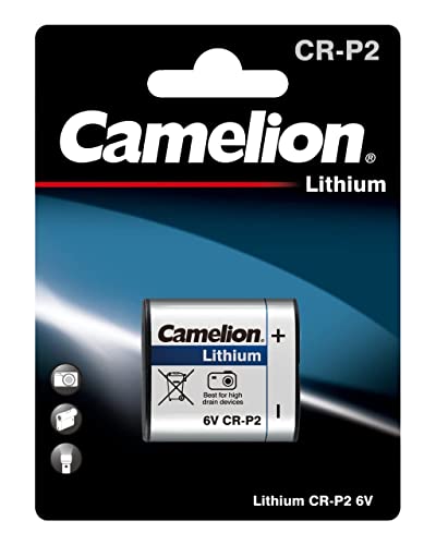 Pilha Recarregável CAMERON CR-P2/6 (1 Unidade) Camelion - Baterias - litio, 1400 mAh, 6v, recarregável