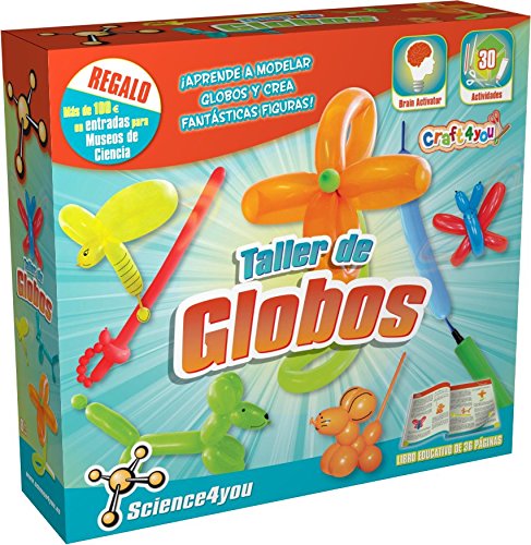 Kit de Ciência SCIENCE 4YOU Taller de globos (Idade Mínima: 6) Science4you - Conjuntos de ciência e exploração - globos, ciência, idade mínima 6