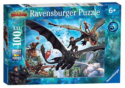 Puzzle RAVENSBURGER Disney Descendentes (Idade Mínima Recomendada: 4 anos - 100 peças) Ravensburger - Quebra-cabeças - puzzle, ravensburger, disney, descendentes, 4 anos, 100 peças