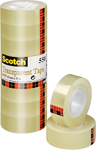 Fita Adesiva SCOTCH 3M Transparente (19 mm x 33 m) 3M - Fitas adesivas de escritório - transparente, 19 mm x 33 m, durável, versátil