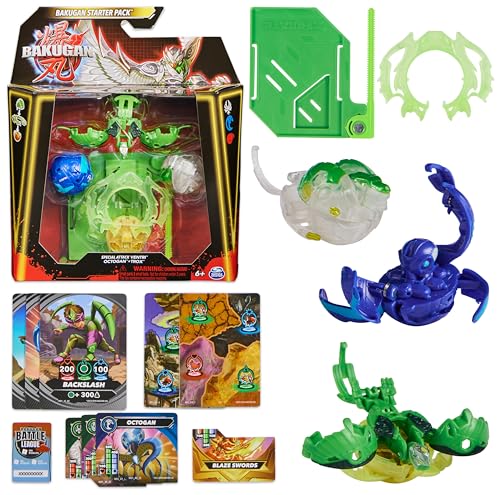 Bakugan Starter Pack New Generation (Idade Mínima Recomendada: 6 anos) Spin Master - Brinquedos - figura, cartas, portal magnético, manual