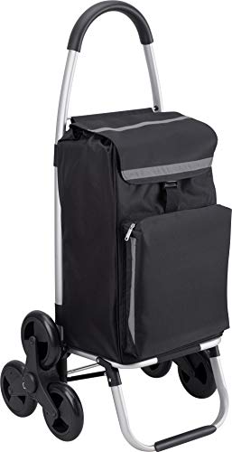 Carrinho de Compras MEISTER (54 L - Preto) Meister - Sacolas de compras - 54 L, preto