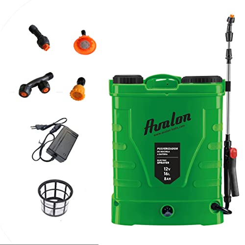 Pulverizador AVALON com bateria recarregável (16 l) AVALON - Pulverizadores de jardim - pulverizador, bateria recarregável, 1,6L, preto azul