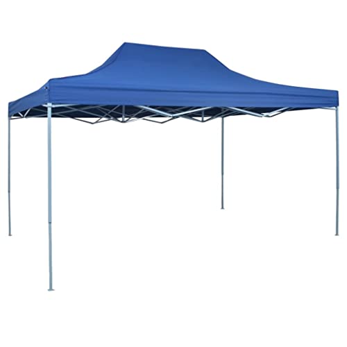 Pérgola de Jardim VIDAXL (Azul - Alumínio - 300x450cm) vidaXL - Barracas - alumínio, 300x450cm, impermeável, revestimento PVC