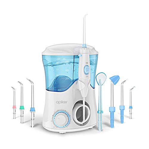 Irrigador de Dentes Apiker Profissional com 8 Boquillas Multifuncionais apiker - Acessórios de banheiro - irrigador, dentes, apiker, profissional, boquillas multifuncionais
