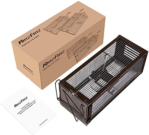 Gaiola para Ratos HOMCOM 32x13x13cm (Preto) Ratzfatz - Armadilhas de controle de pragas - 32x13x13cm, preto, inteligente