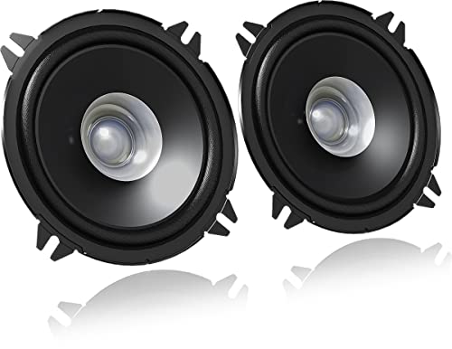 Colunas Auto JVC CS-J510X Redondo 2-Way 250 W JVC - Alto-falantes de veículos automotivos - 250W, 91 dB/W.m, polieteretano, ferrite