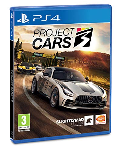 Jogo PS4 Project Cars 3 (M - Jogos de Simulação) NAMCO BANDAI - Software de jogos de vídeo - ps4, jogo, simulação