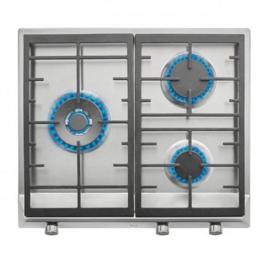 Placa de Gás TEKA EX 60 1 3G AI AL DR BUT (Gás Butano-Propano - 59.5 cm - Inox) TEKA - Cooktops - gás butano, propano, inox, 59.5 cm
