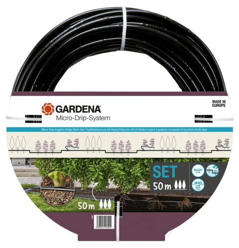 Sistema de Rega Gota a Gota Gardena 13501-20 | Preto Gardena - Mangueiras de jardim - gota a gota, preto, pvc
