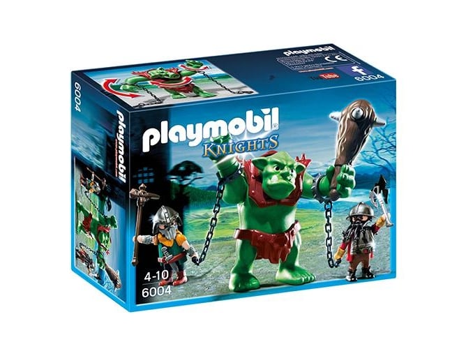 Playmobil Knights 6004 Ogre Gigantesque avec Chevaliers (Jeux de construction) PLAYMOBIL - Brinquedos - ogre gigantesco, chevaliers, batalhas épicas, acessórios de combate