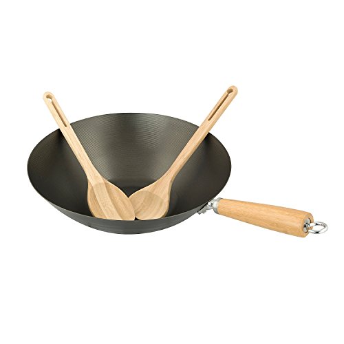 Frigideira CAMPINGAZ Redondo Wok/Stir-Fry Pan Campingaz - Utensílios de cozinha - redondo, wok, aço, preto
