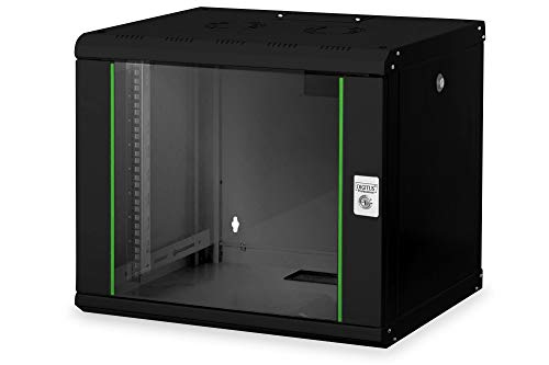 Armário Rack DIGITUS DN-19 09-U-SW 9U Preto Digitus - Acessórios de computador - 9U, 200 kg, aço, polipropileno