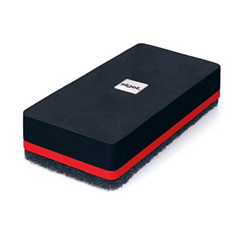 Esfumador de Vidro Magnético SIGEL GL188 Sigel - Borrachas - magnético, aço inoxidável, preto