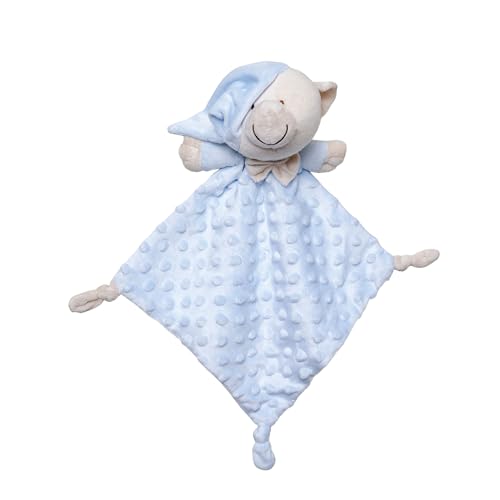 Peluche INTERBABY Du 3 (Idade Mínima Recomendada: 0 Meses) Interbaby - Brinquedos - 30 cm, manta macia, animais divertidos, 0+ meses