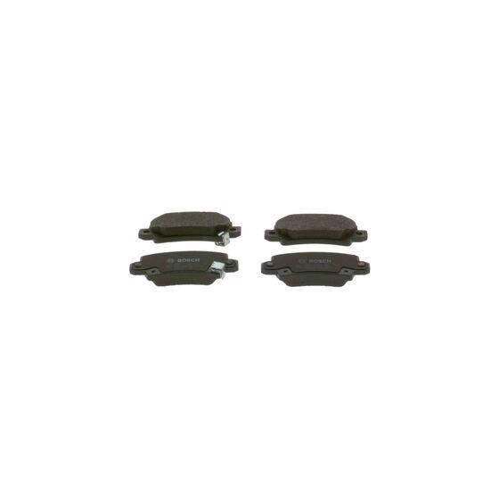 Conjunto de Pastilhas para Travões BOSCH 986424790 Bosch - Sistema de freios de veículos motorizados - aço inoxidável, preto, 1,6 cm, 10 cm