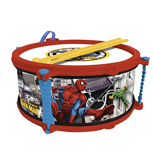 Figura de Ação SPIDERMAN Tambor Spiderman (Idade Mínima Recomendada: 4 anos) Marvel - Bonecas - tambor, redobrante, pele de aranha, baquetas, bandoleira