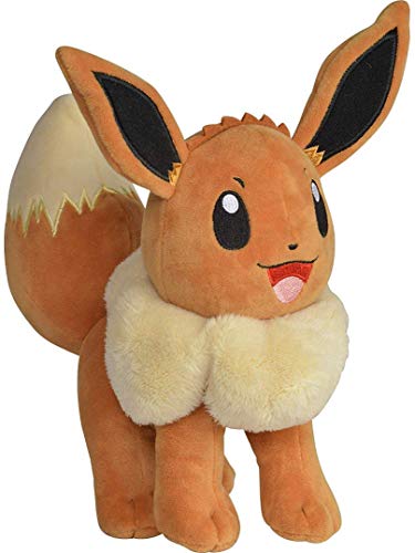 Peluche POKÉMON Eevee (Idade Mínima Recomendada: 3 anos) Bandai - Animais de pelúcia - peluche, pokemon, eevee, idade mínima recomendada, 3 anos, material suave