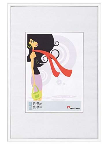 Moldura WALTHER New Lifestyle (Branco - 40 x 50 cm) Walther Design - Porta-retratos - branco, plástico, 40x50 cm