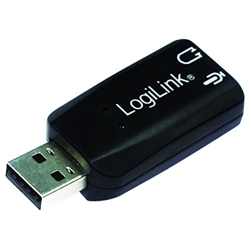Placa de Som LOGILINK USB Sound Card with Virtual 3D Sound Effect Logilink - Placas e adaptadores de áudio - usb, sound card, virtual 3d sound effect