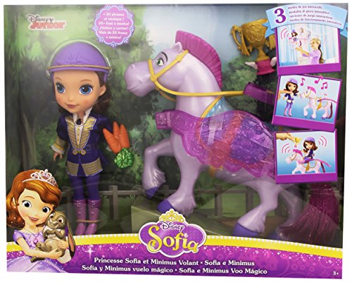 Princess Sofia e o Seu Mini-Música (Idade Mínima Recomendada: 3 anos) Disney - Brinquedos - princesa sofia, mini-música, idade mínima 3 anos, feitiço, troféu, amuleto