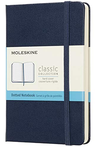 Caderno e Bloco de Notas Moleskine Pocket Azul Moleskine - Cadernos e bloco de notas - capa cartão, elástico, bolsa interna, papel marcas