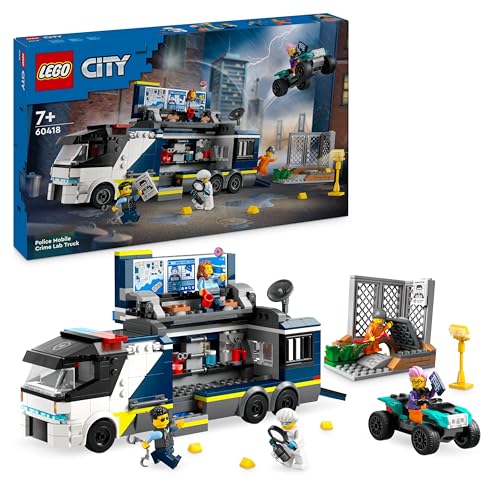 LEGO City: Laboratório de Criminologia - 60418 (Idade Mínima: 7) LEGO - Brinquedos - lego city, laboratório, criminologia, 60418, idade mínima 7