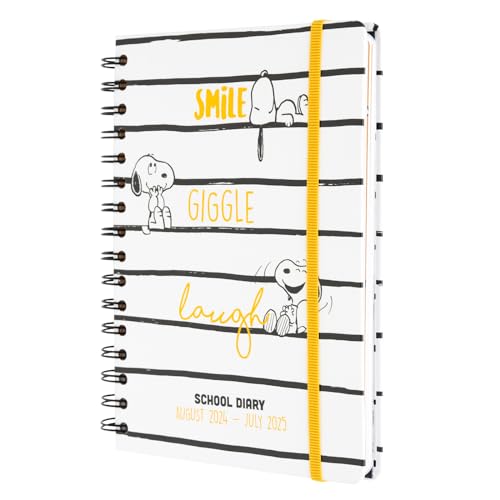 Agenda Escolar ERIK EDITORES Snoopy (A5 - 2024/2025 - Semanal - 14.8x21cm) Grupo Erik - Calendários, organizadores e planejadores - agenda escolar, Snoopy, A5, 2024-2025, semanal
