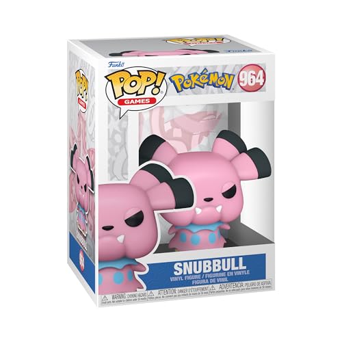 Figura FUNKO POP Games: Pokémon- Snubbull Funko - Brinquedos - figura, funko pop, games, pokemon, snubbull, pvc