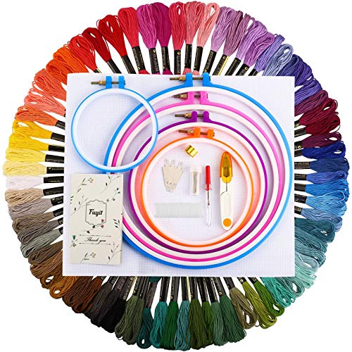 Kit de Tecido para Costura CROSS STITCH Fuyit Fuyit - Kits de bordado - tecido, costura, cross stitch
