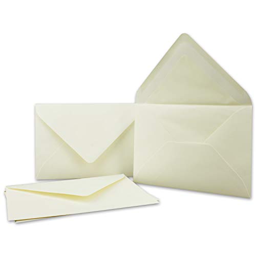 Pack 700 Cartões de Impressão B6 Creme (12,5x17,6 cm) NEUSER PAPIER - Suprimentos de envio - pack, cartões impressão, b6, creme, 12.5x17.6 cm