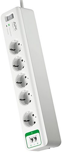 APC Power-Saving SurgeArrest PM5T-GR - stabilisateur de tension - 5 prises (Accessoire micro & telecom) APC - Filtros de linha e supressores de surtos - apc, powersaving, surgearrest, stabilizador, tensão, tomada