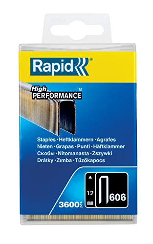 Agrafos RAPID 606 (12 mm - 3600 Un) (Recondicionado Como Novo) Rapid - Grampos - 12 mm, 3600 unidades, 6 mm, recondicionado