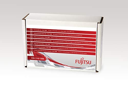Consumável de imagem e som Fujitsu Consumable Kit 3740-500K Preto Fujitsu - Acessórios de scanner - led, preto, fi-7600, fi-7700