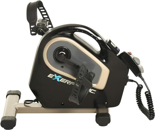 Bicicleta Estática EXERPEUTIC 1000 (Preto - Dobrável) Paradigm Health and Wellness - Roupa - bicicleta estática, exerpeutic 1000, preto, dobrável