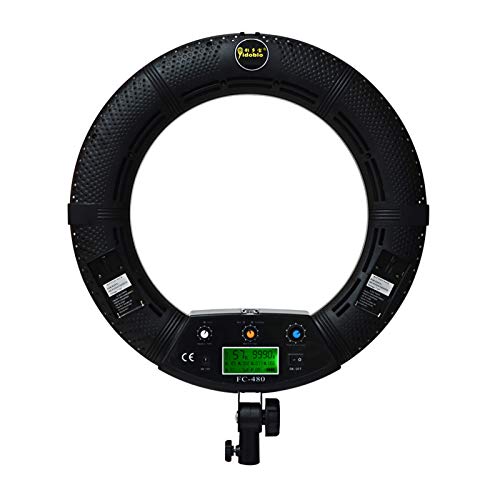 Kit Yidoblo Rgbw Regulável 18'' Com Controle Remoto Meidike - Iluminação de estúdio & flashes - rgbw, regulável, 18 polegadas, controle remoto