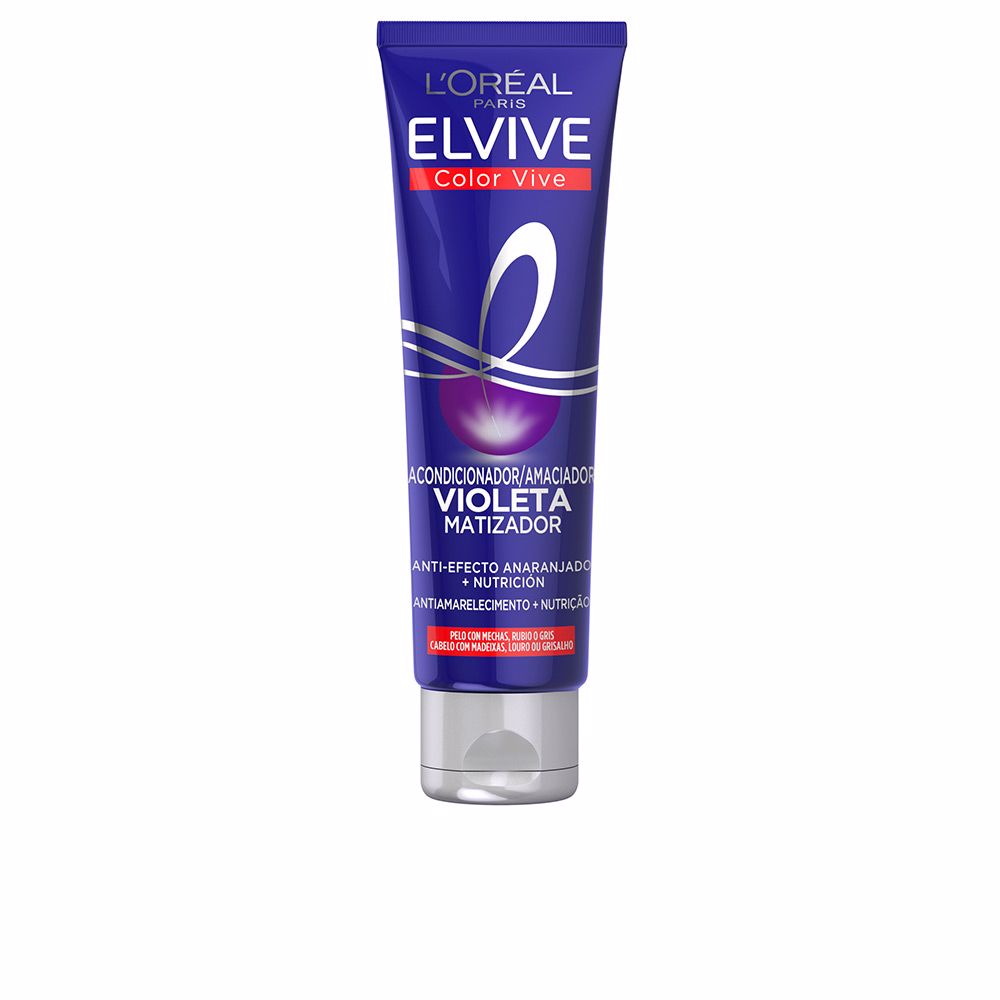 Máscara para o Cabelo L'ORÉAL PARIS Elvive (1 x 100 ml) L'OREAL PARIS - Shampoo & condicionador - cor violeta, brilho, 100 ml