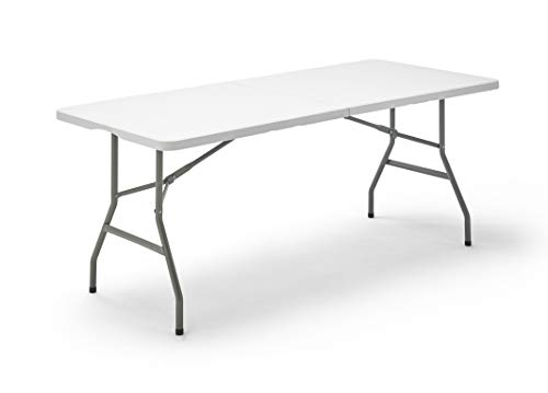 Mesa de Jardim Kitgarden | 180 x 74 x 74 cm - Branco KG KITGARDEN - Móveis de exterior - 180x74x74 cm, branco, jardim