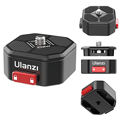 Adaptador de Tripé ULANZI 1/4'' Ball Head Quick Release Adapter ULANZI - Estabilizadores e suportes de câmera - adaptador, tripé, ulanzi, 1/4'', ball head, quick release