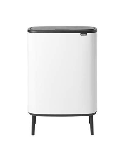 Caixote do Lixo BRABANTIA 60L (Branco - 40x35x75 cm) Brabantia - Lixeiras e cestos de lixo - 60l, branco, 40x35x75 cm