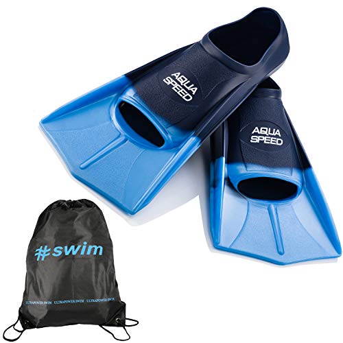 Aleta de Natação AQUA SPEED FUSION Larga (Tamanho Único) Aqua Speed - Náutica e esportes aquáticos - preto, 33 cm