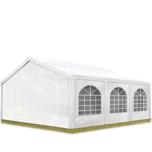 Tenda de Festas TOOLPORT (Branco - Poliéster - 600 x 500 x 300 cm) TOOLPORT - Móveis de exterior - 600 x 500 x 300 cm, aço galvanizado, poliéster, 3,2 kg