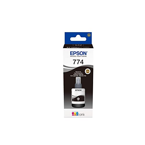 Tinteiro EPSON T7741 Preto (C13T774140) Epson - Recargas de cartuchos de tinta e toner - preto, epson, Ecotank, padrão