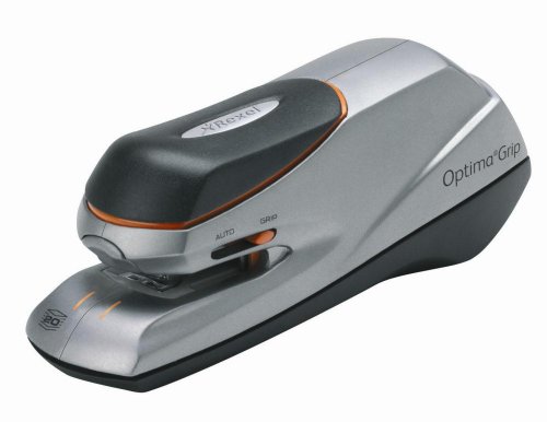 Rexel Optima Grip 2102348 máquina de engomar Elétrico Preto, Prateado Rexel - Agrafadores - elétrico, preto, prateado, 20 folhas