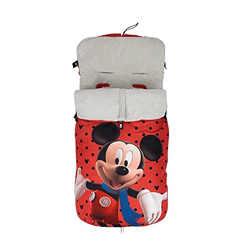 Saco de Cadeira de Passeio INTERBABY Mickey Topo Vermelho Interbaby - Móveis para bebês e crianças pequenas - saco, cadeira, passeio, mickey mouse, vermelho