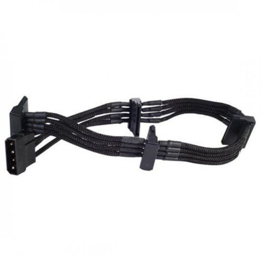 Silverstone PP07 extensão elétrica 0,3 m Preto Silverstone - Cabos de sistema e alimentação - 0,3 m, sata, molex, preto